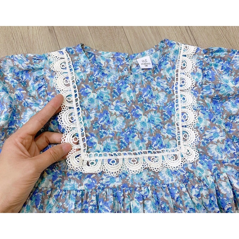 Váy Melisa phối ren - HÀNG SALE KO ĐỔI TRẢ