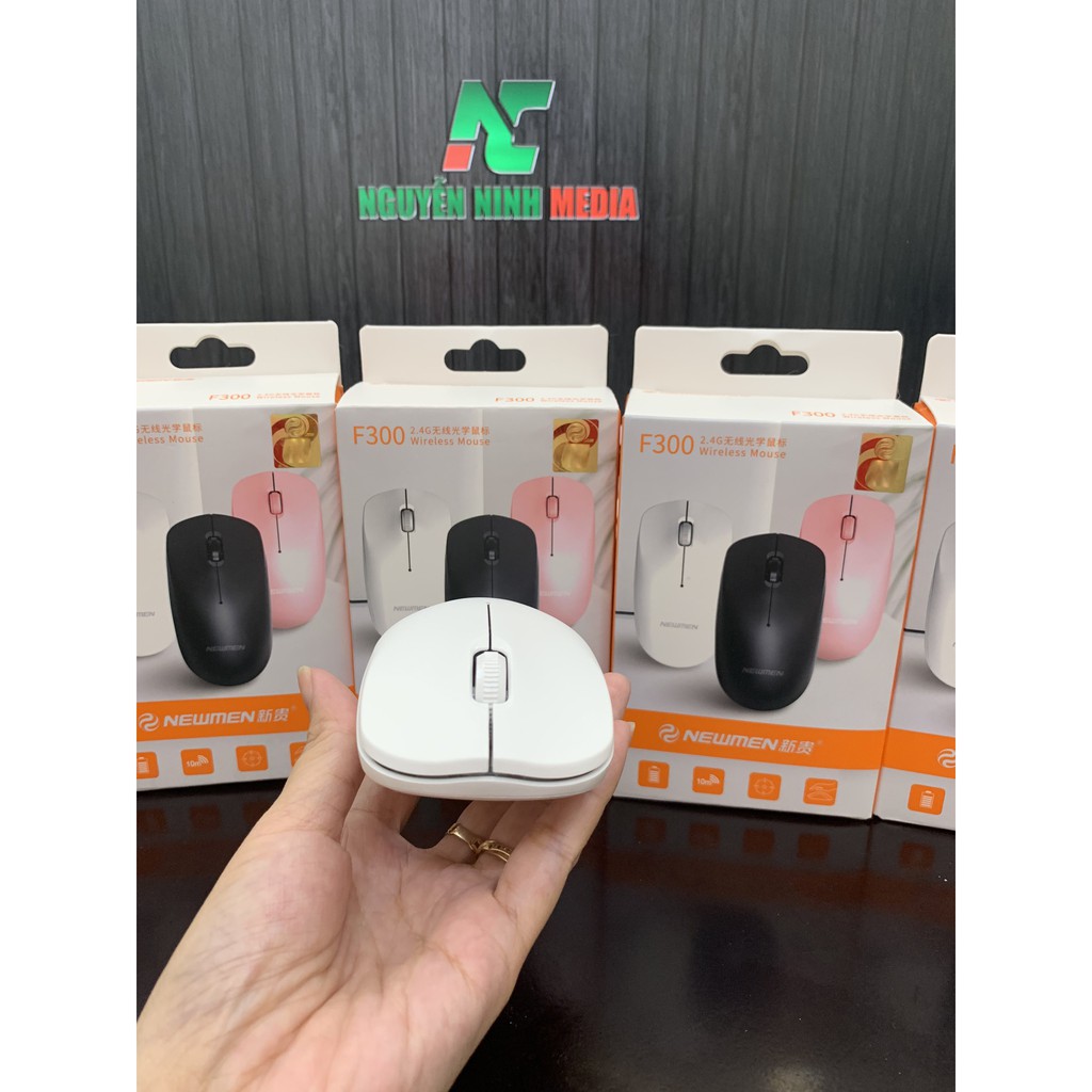 (Hàng Chính Hãng) Chuột Không Dây Newmen F300 Nhiều Màu Sắc - Bảo Hành Chính Hãng 24 Tháng