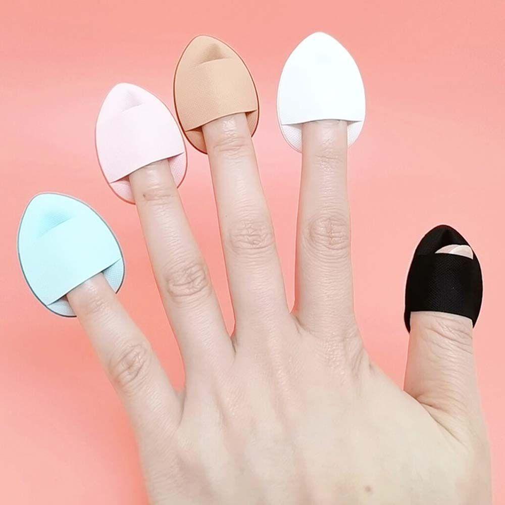 Mút Trang Điểm Mini Hình Ngón Tay Siêu Mềm Sử Dụng Được Cả Khi Ướt Và Khô