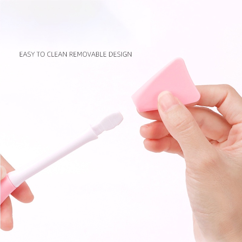 Cọ silicone Hai Đầu Hình Gấu Dùng Để Phết Mặt Nạ DIY