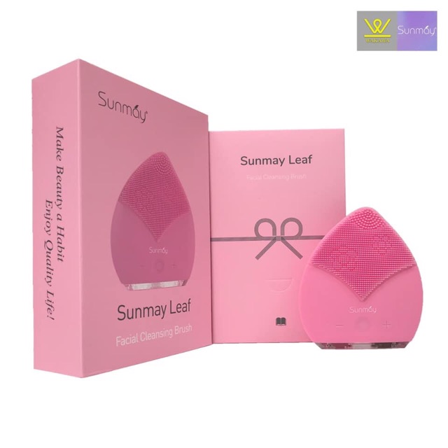 [Best Seller] Máy rửa mặt Sunmay Luxury - Hồng Baby