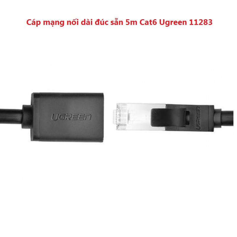 Cáp mạng nối dài đúc sẵn 5m Cat6 Ugreen 11283