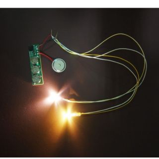 Đèn Led - Mô hình nhà gỗ DIY