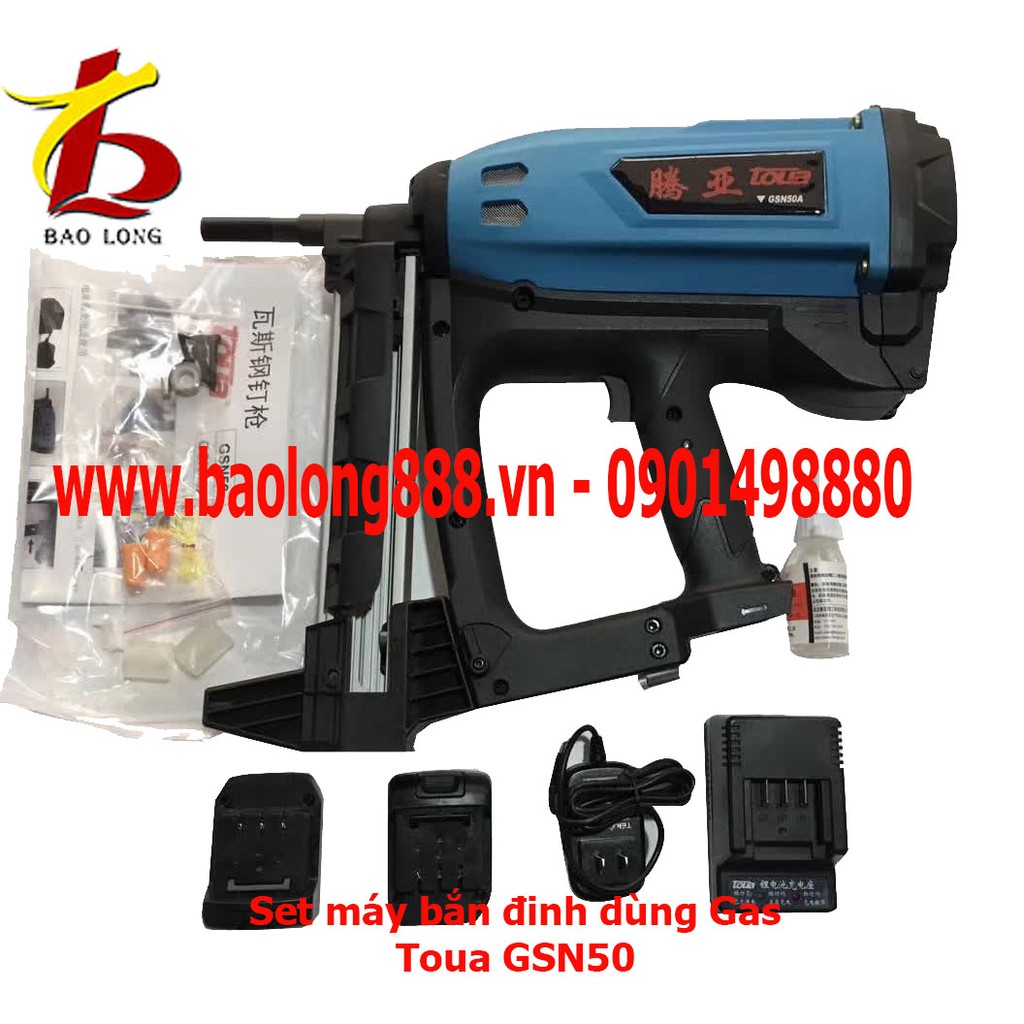 Máy bắn đinh bê tông  Dùng Gas TOUA GSN50**Liên hệ để được giá tốt**