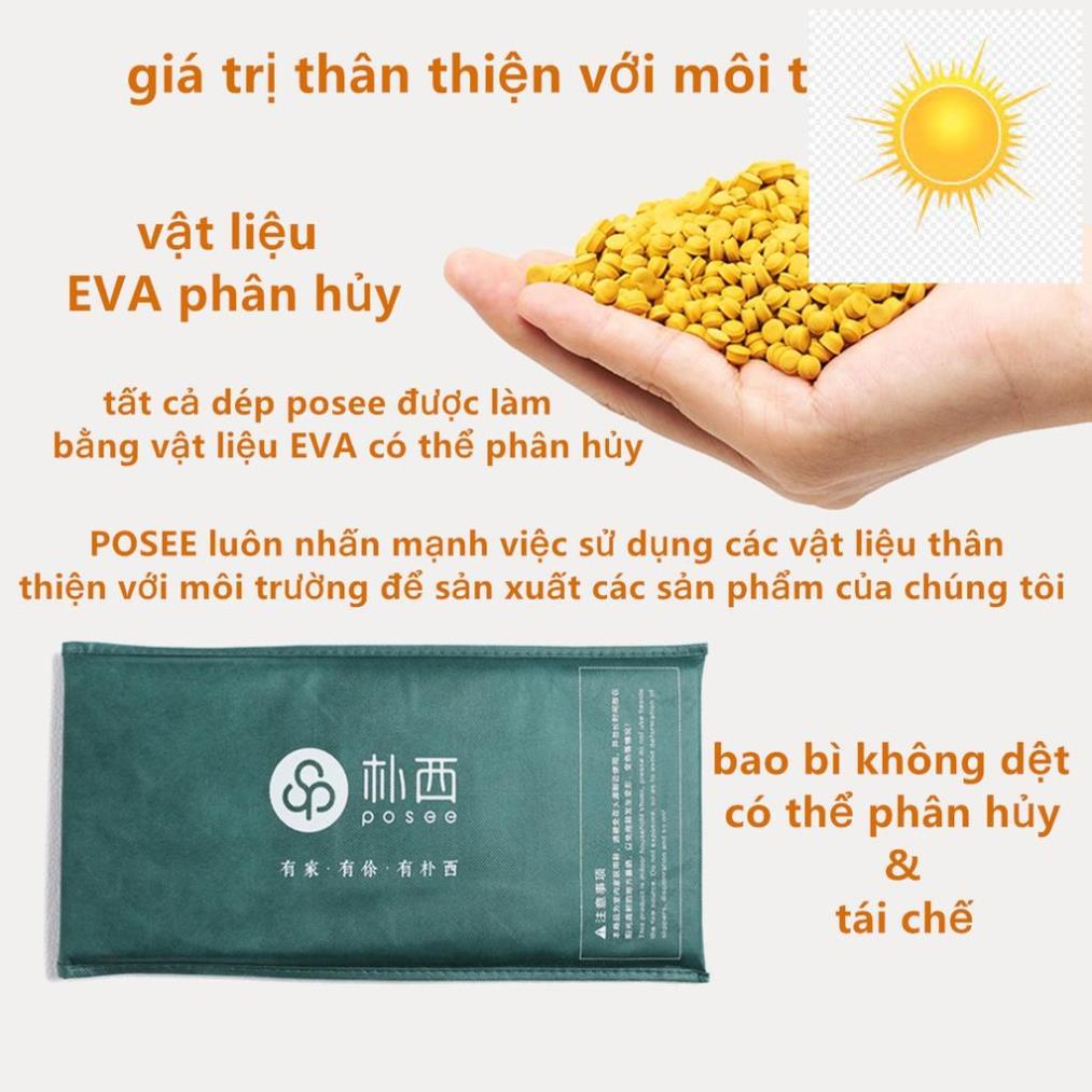 ️🎽 Dép Lê POSEE Đi Trong Phòng Tắm In Chữ Cho Nam Và Nữ ️🎽