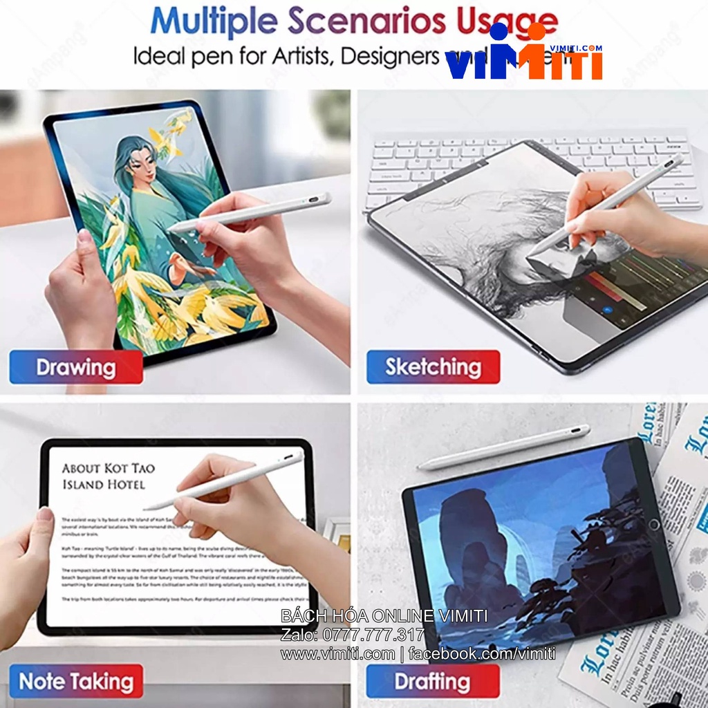 [ Xã kho  ] Bút cảm ứng thông minh tương thích mọi điện thoại và hệ điều hành,Lenovo Tab P11/ Tab P11 Pro Tab P11 Plus 2 | BigBuy360 - bigbuy360.vn
