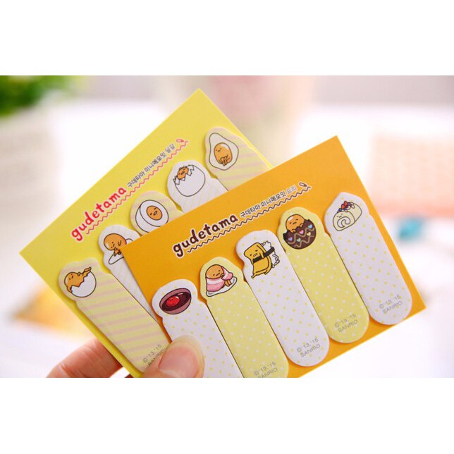 BOOKMARK TRỨNG LƯỜI GUDETAMA