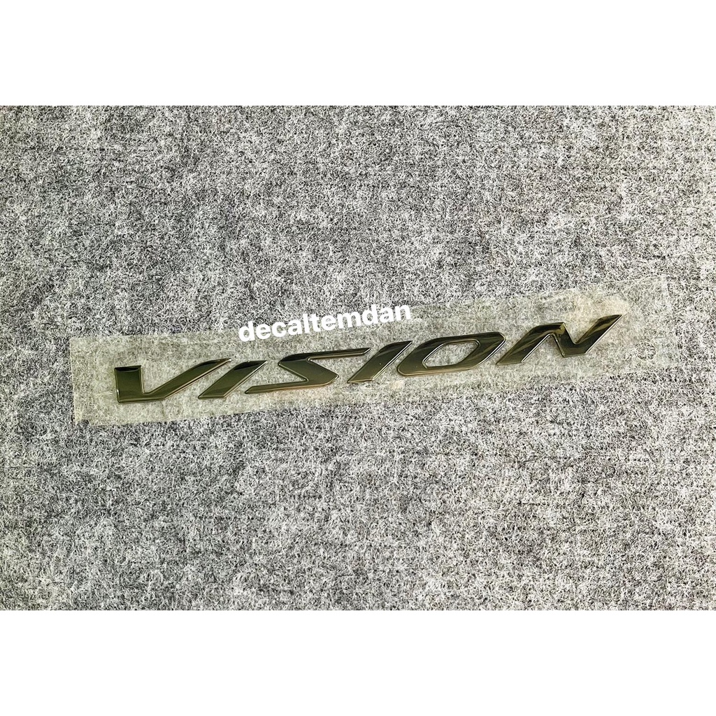 DDXM - V70H - TEM NỔI CỨNG CHẤT LIỆU NHƯ ZIN DÁN TRANG TRÍ CHO XE VISION ĐỜI 2020, 2021, 2022