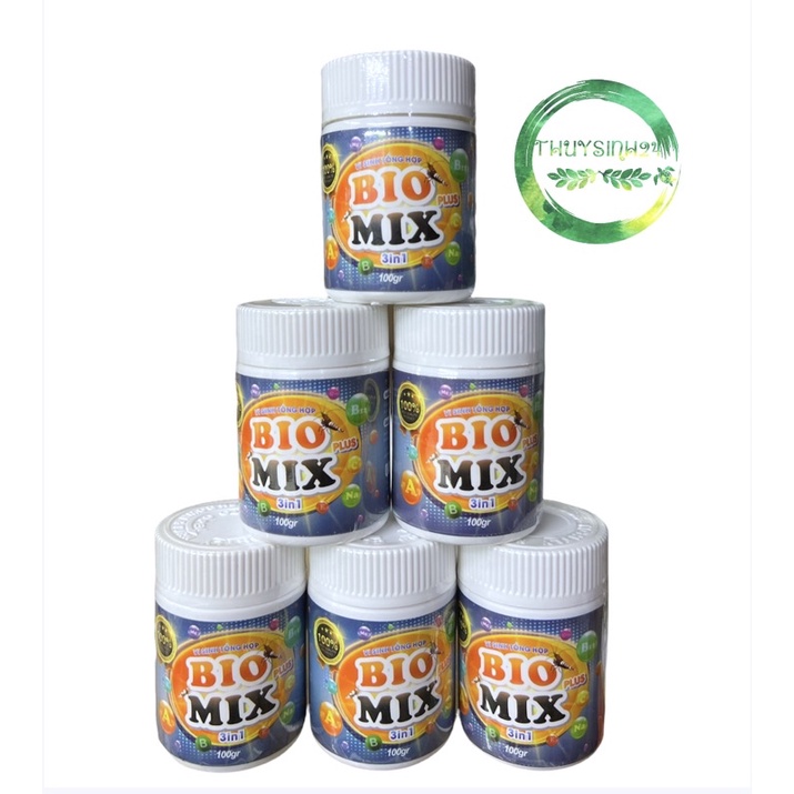 Vi sinh bio mix - vi sinh biomix bột xử lý nước khử mùi tanh cho bể cá - bể thuỷ sinh vi sinh cá tép