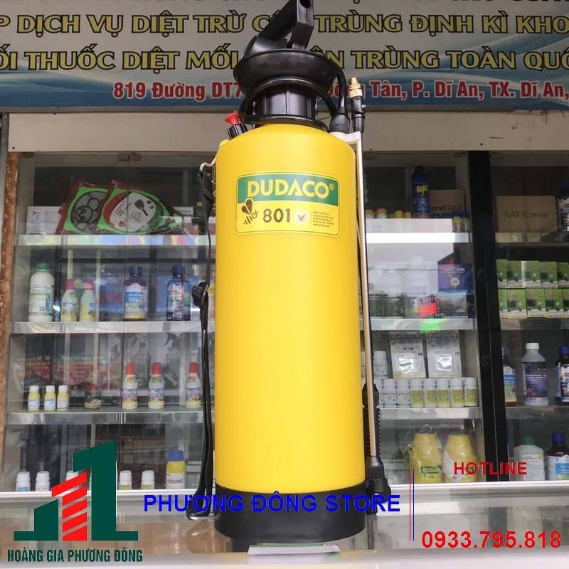 Bình bơm,phun thuốc trừ sâu - Bình tưới cây Dudaco 8 lít
