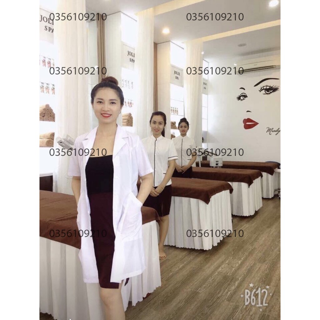 Áo blue spa, áo blue phòng khám