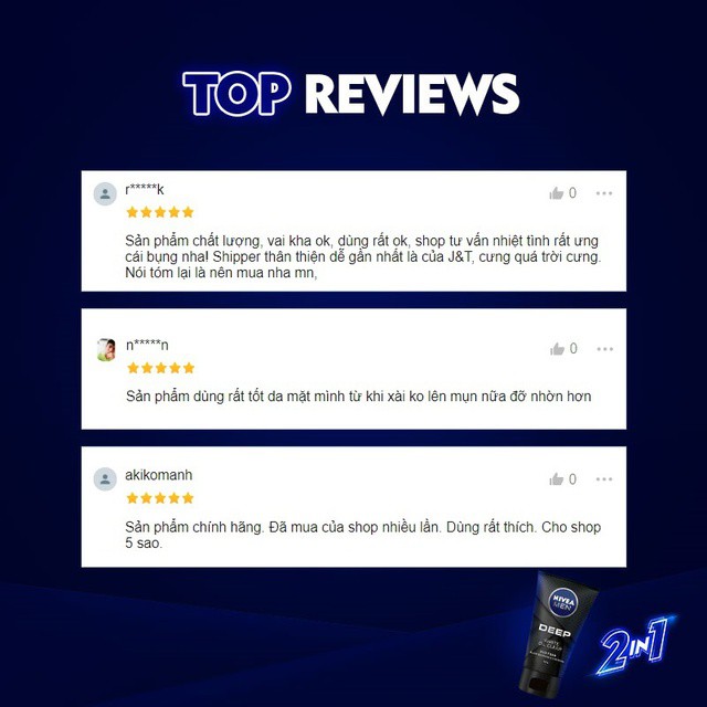 [Mã FMCGMALL -8% đơn 250K] Bộ 2 chai sữa rửa mặt Nivea Men Deep White Oil Clear 100g/chai - 84415 | BigBuy360 - bigbuy360.vn