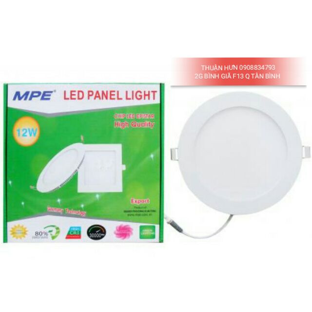 ĐÈN LED ÂM TRẦN TRÒN CAO  CẤP MPE 6W