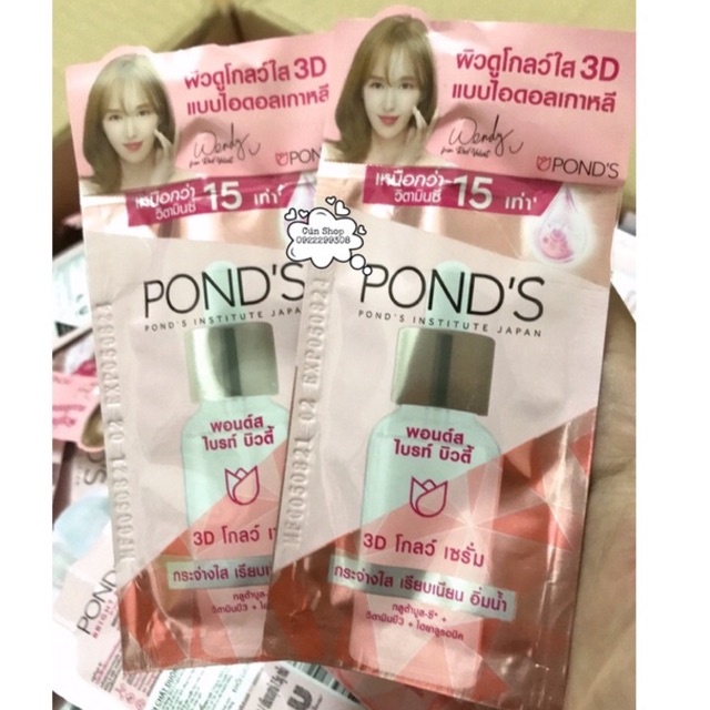 Serum Pond's dưỡng sáng mờ thâm 3D Glow