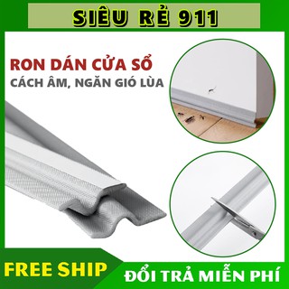 2 Mét Ron Dán Cửa Sổ Chặn Khe Cửa, Chặn Đáy Chân Cửa Ngăn Côn Trùng Bụi Bẩn Cách Âm Lấp Kín Khe Hở Cửa