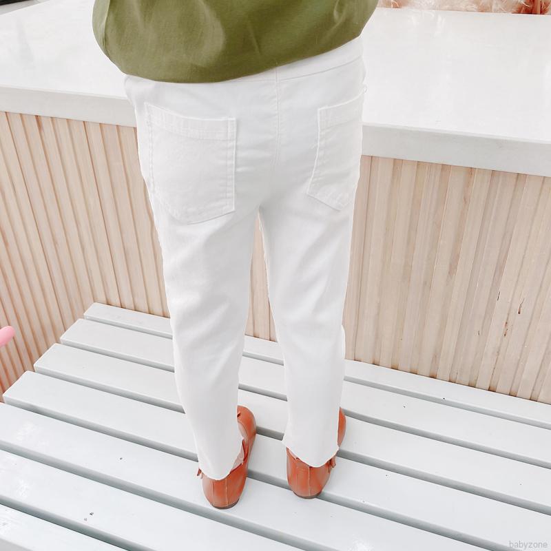 Quần Dài Dáng Ôm Co Giãn Thời Trang Mùa Thu Cho Bé Gái