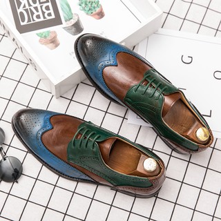 Noble vintage leather shoes for men