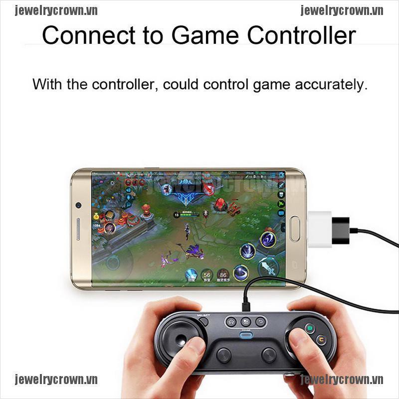 [Crown]2pcs Micro USB Male To USB A 2.0 Adaptador OTG Convertidor Adapter Converter [VN] | BigBuy360 - bigbuy360.vn