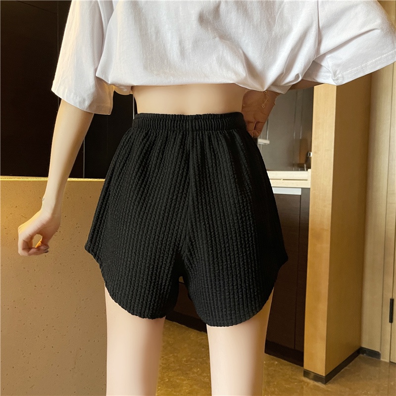 Quần short SUXI lưng cao ống rộng thiết kế dành cho nữ