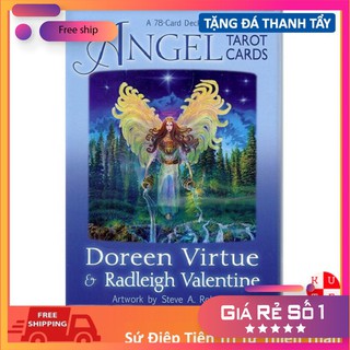 Bài tarot bộ bài tarot angels card tặng đá thanh tẩy