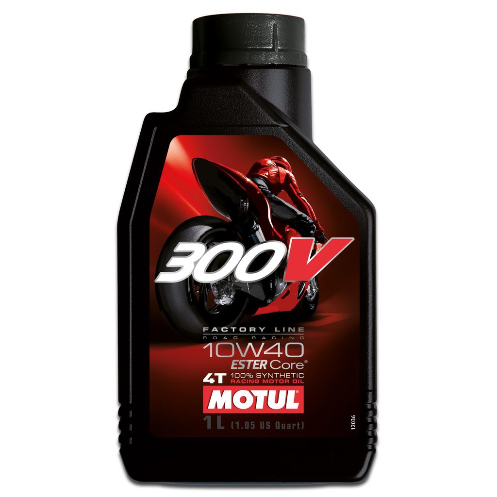 [Tem 3 lớp]Dầu nhớt tổng hợp cao cấp Motul 300V Factory Line 10W-40 Châu Âu 1L