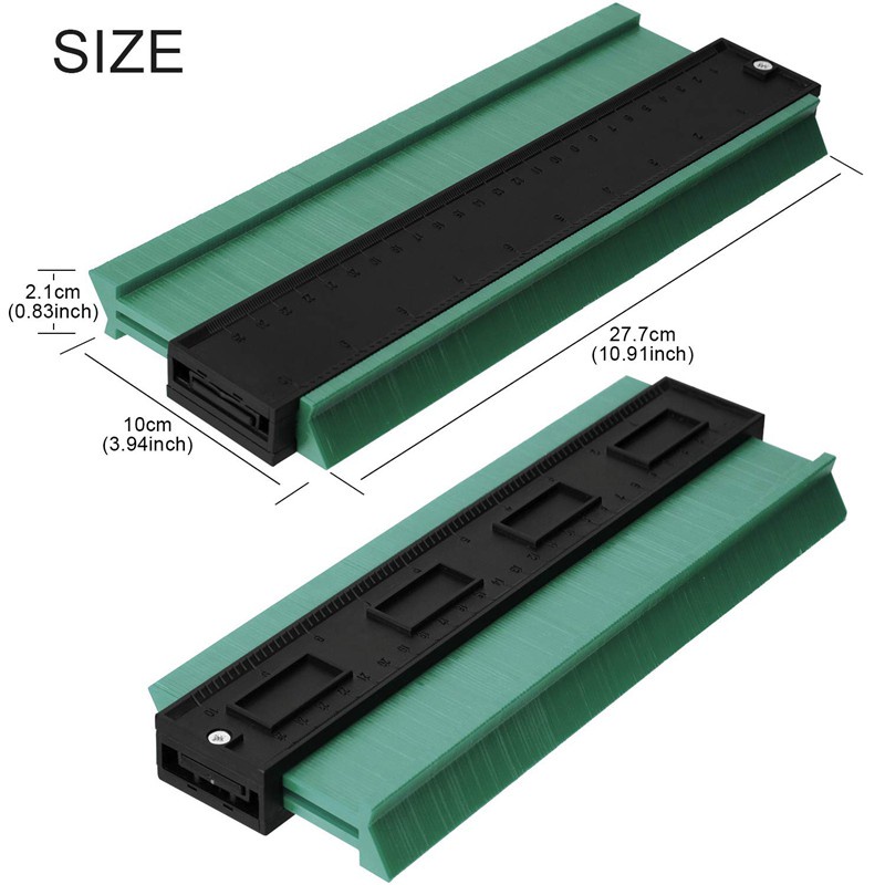 10 Inch Contour Gauge Plastic Profile Gauge Multifunctional Shape