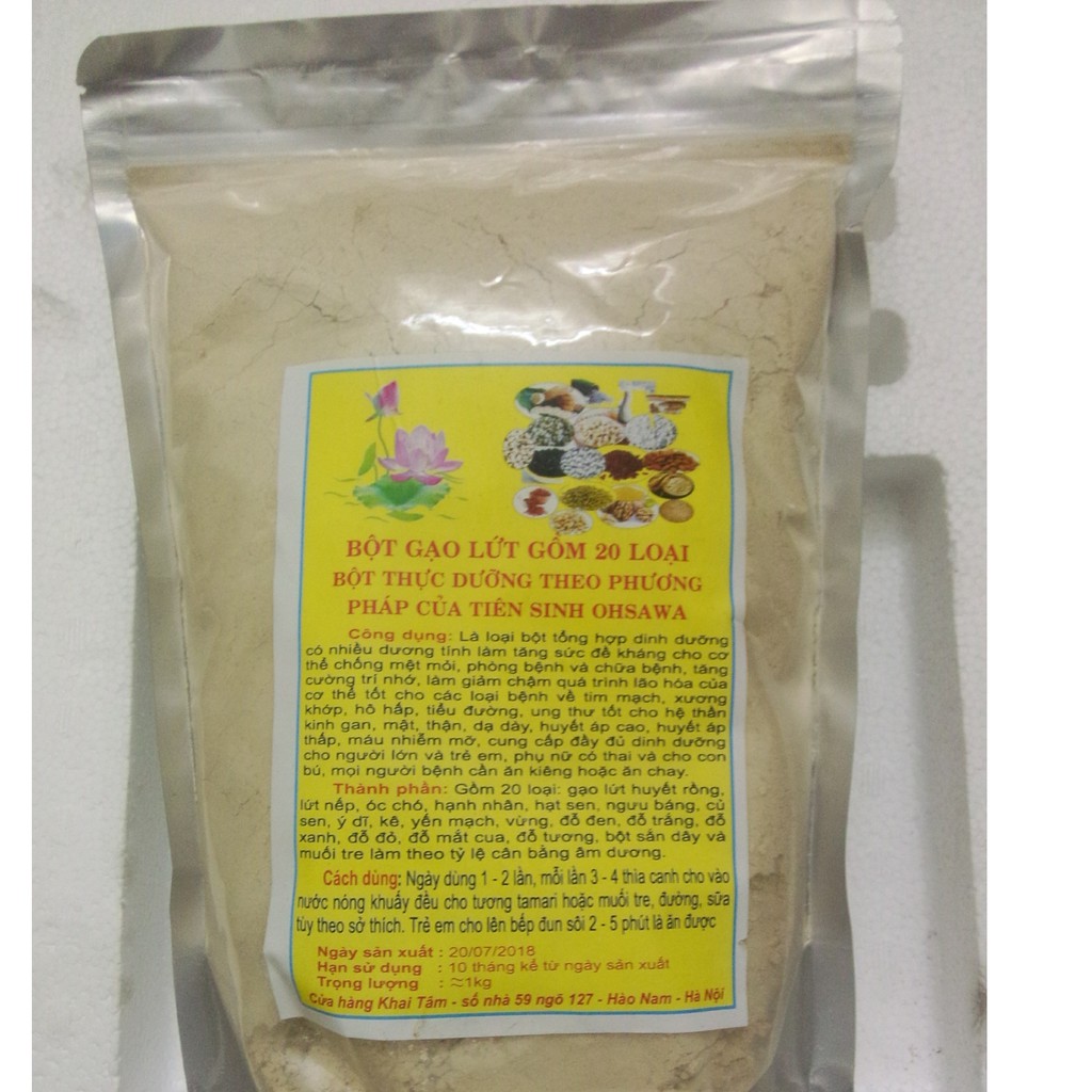 Bột ngũ cốc thực dưỡng 20 loại đậu.(1kg) | BigBuy360 - bigbuy360.vn