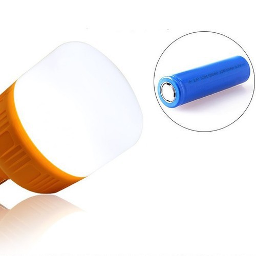 [Mã INCUBACK0608 hoàn 15K xu đơn 50K] Bóng đèn led tích điện 100w có 3 chế độ sáng không tỏa nhiệt,kèm sạc điện