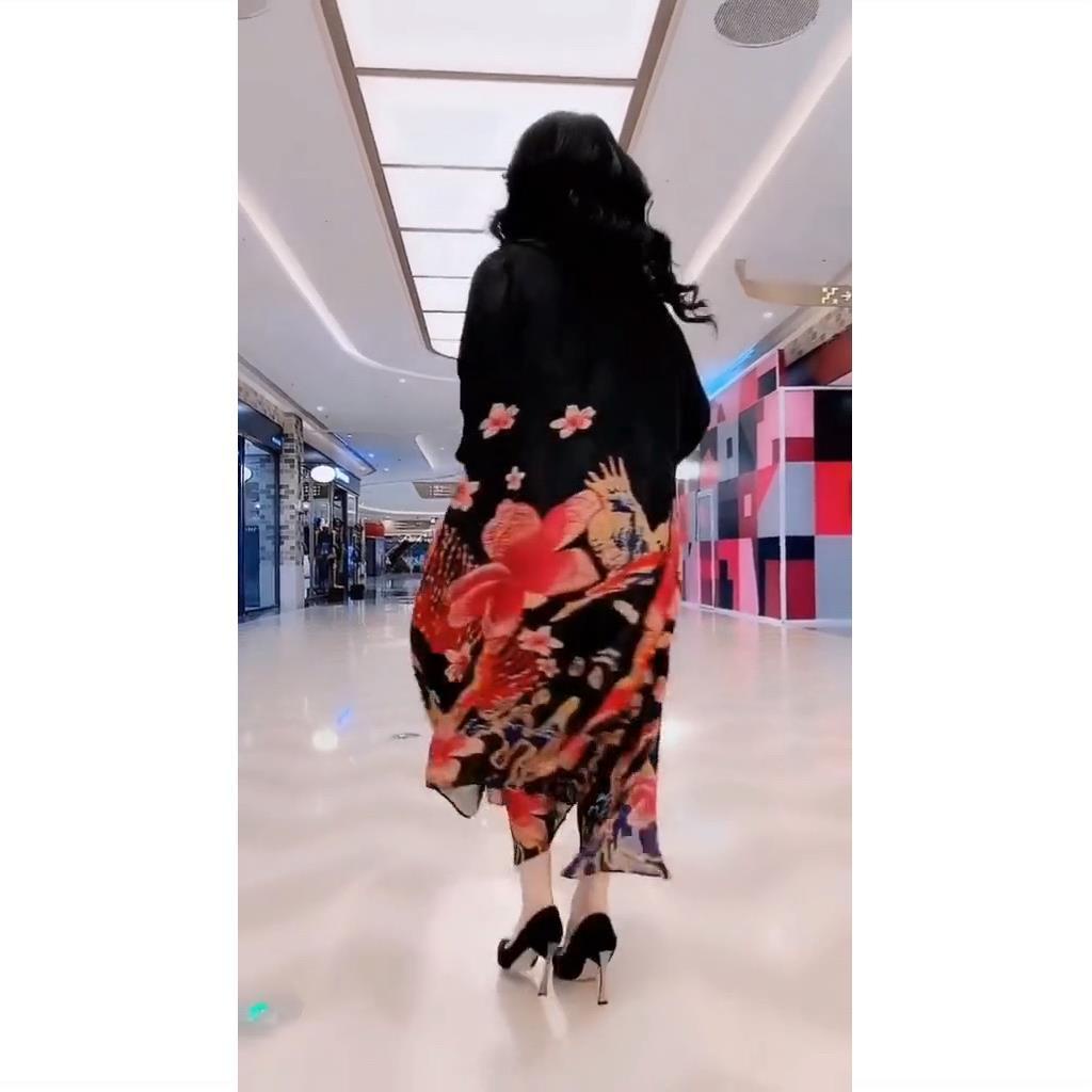 Bộ Đầm Lụa Mỏng Hai Mảnh Kích Thước Lớn Thời Trang Xuân Hè Phong Cách Mới Dành Cho Bạn Nữ 2023