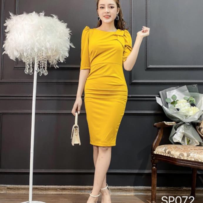 ADIOS Váy body công sở quyến rũ, váy body chốt đá vai siêu xinh SP072 | BigBuy360 - bigbuy360.vn