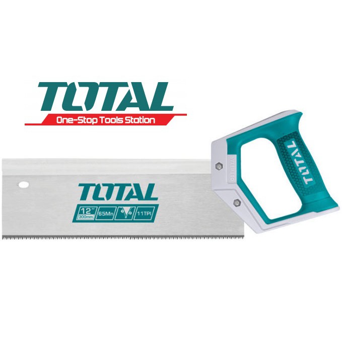 Total Cưa tay cưa lá bản lớn cưa lá liễu 300mm 12inch Back Saw THT59126B