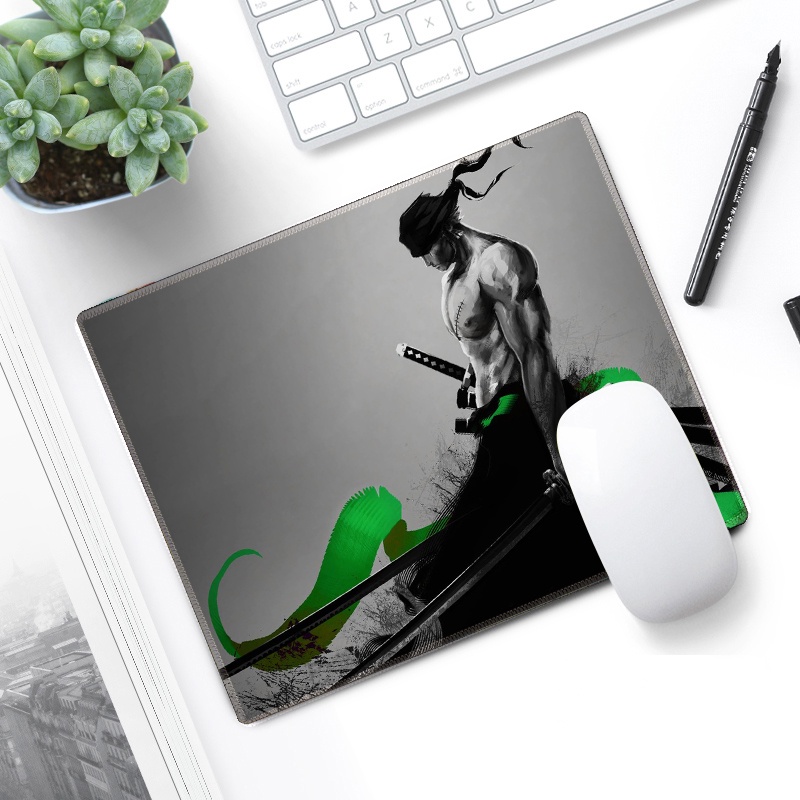 Miếng lót chuột in hình Roronoa Zoro cỡ 30cm x 25cm