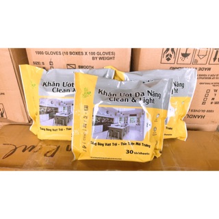 KHĂN ƯỚT ĐA NĂNG 30tờ (HÀNG CAO CẤP)