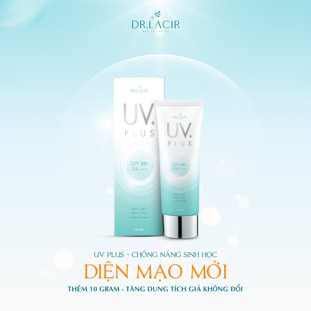 Kem Chống Nắng Sinh Học UV PLUS Dr Lacir 60ml | BigBuy360 - bigbuy360.vn