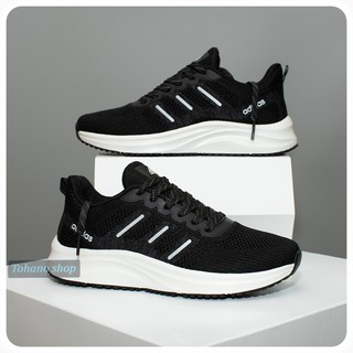 Giày sneaker nam nữ D529 màu đen trắng