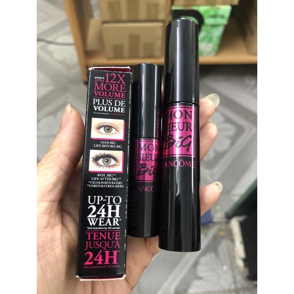Mascara lancome siêu dầy dài fullsize unbox