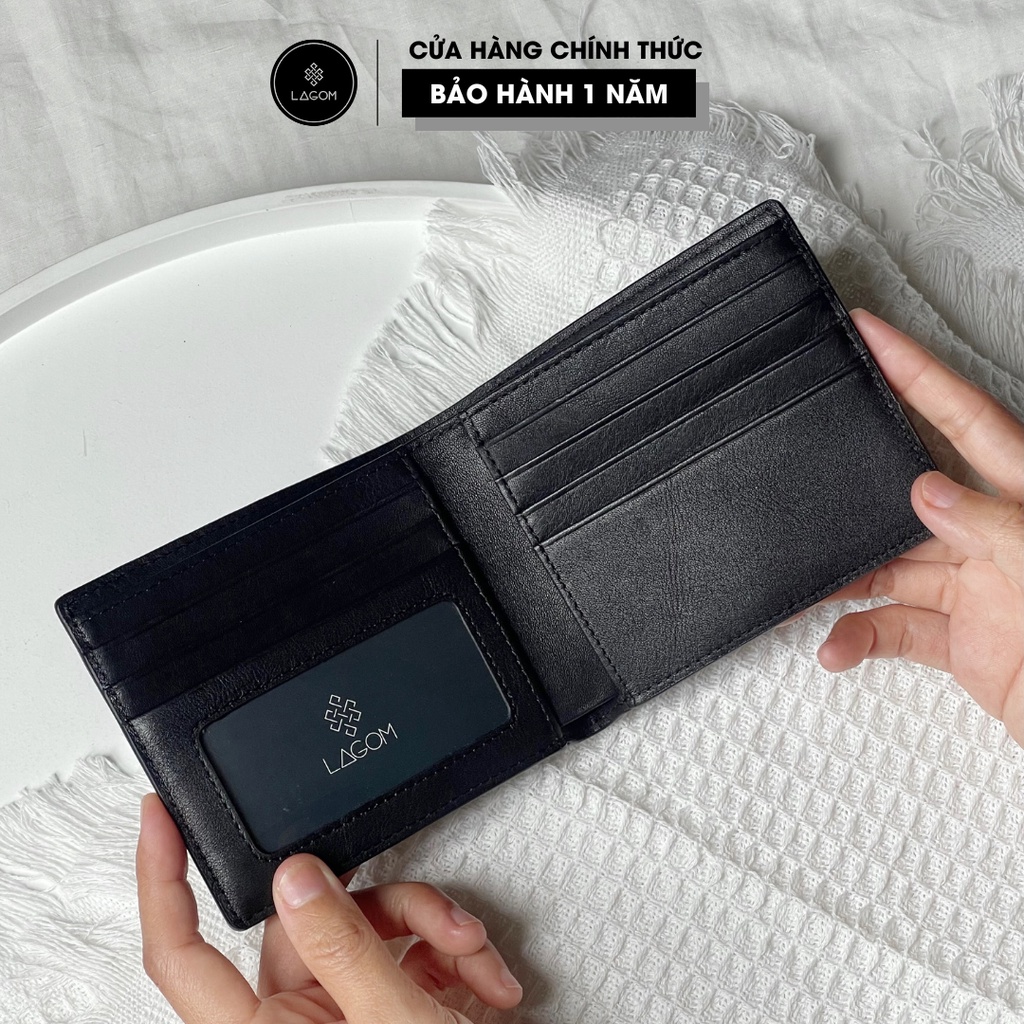 Ví nam Da thật có ngăn để ảnh LAGOM - Epi Bifold Wallet