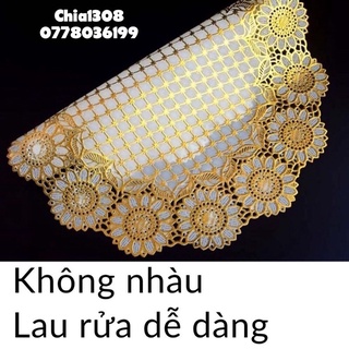 KHĂN TRẢI HOA VÂN NỔI CAO CẤP( sỉ ib)