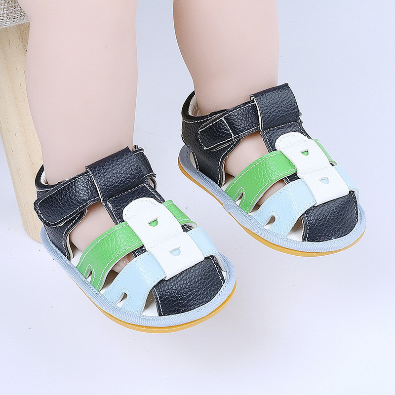 Giày sandal tập đi cho bé đế cao su mềm mại chống trơn trượt