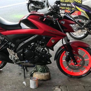 Combo sơn samurai màu đỏ huỳnh quang 57