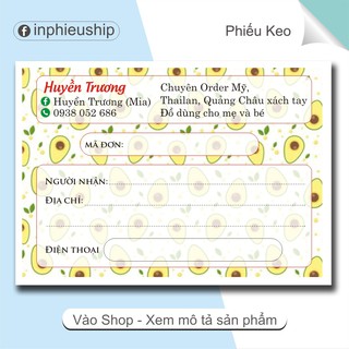 Phiếu giao hàng Vintage