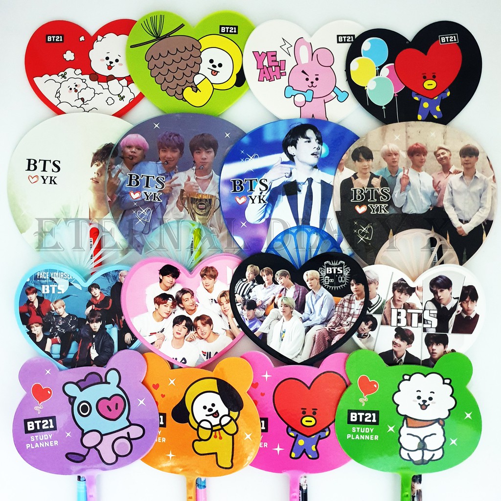 Bút Gel Hình Bt21 Bts Fan Fan