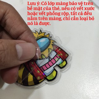 [Mẫu mới] 1 Móc khóa Among Us mica cao cấp (phần 2)