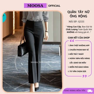 Quần Ống Loe Nữ Lưng Cao Hàn Quốc,Quần Tây Ống Loe Bigsize Siêu Tôn Dáng M331