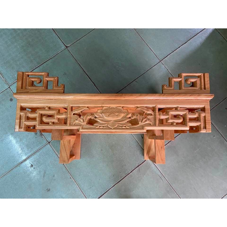 bàn thờ treo tường Hoa Sen 60cm ( mẫu cao cấp )