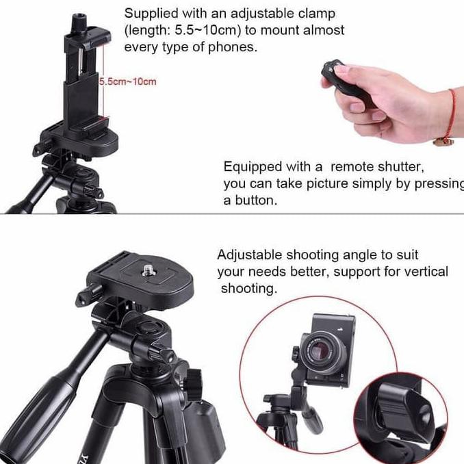 Yunteng Chân Tripod Vct-5208 Kết Nối Bluetooth