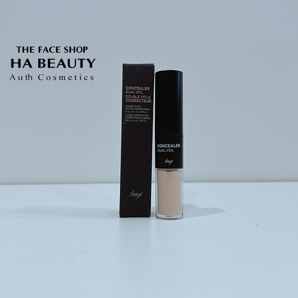 Che khuyết điểm 2 đầu che quầng thâm mụn đốm nâu tàn nhang The Face Shop fmgt Concealer Dual Veil 4.3g/3.8g | BigBuy360 - bigbuy360.vn