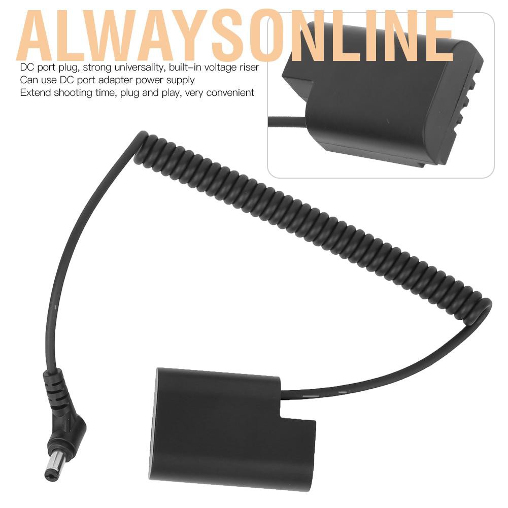 Bộ giải mã đầy đủ pin giả DC sang DMW-DCC12 (DMW-BLF19) cho GH3 GH4 GH5 GH5S