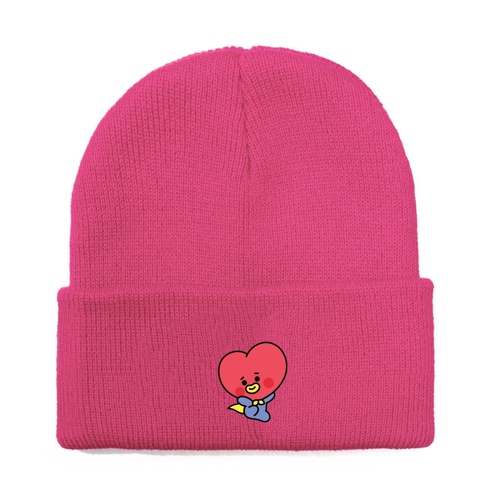 BTS BT21 Mũ Len Giữ Ấm Nhiều Màu In Hình Các Nhân Vật Bt21 Của Bts