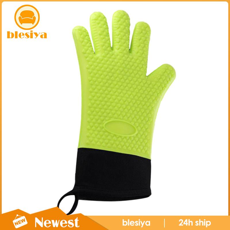 Găng Tay Cách Nhiệt Chống Bỏng Dùng Cho Nấu Ăn Đen